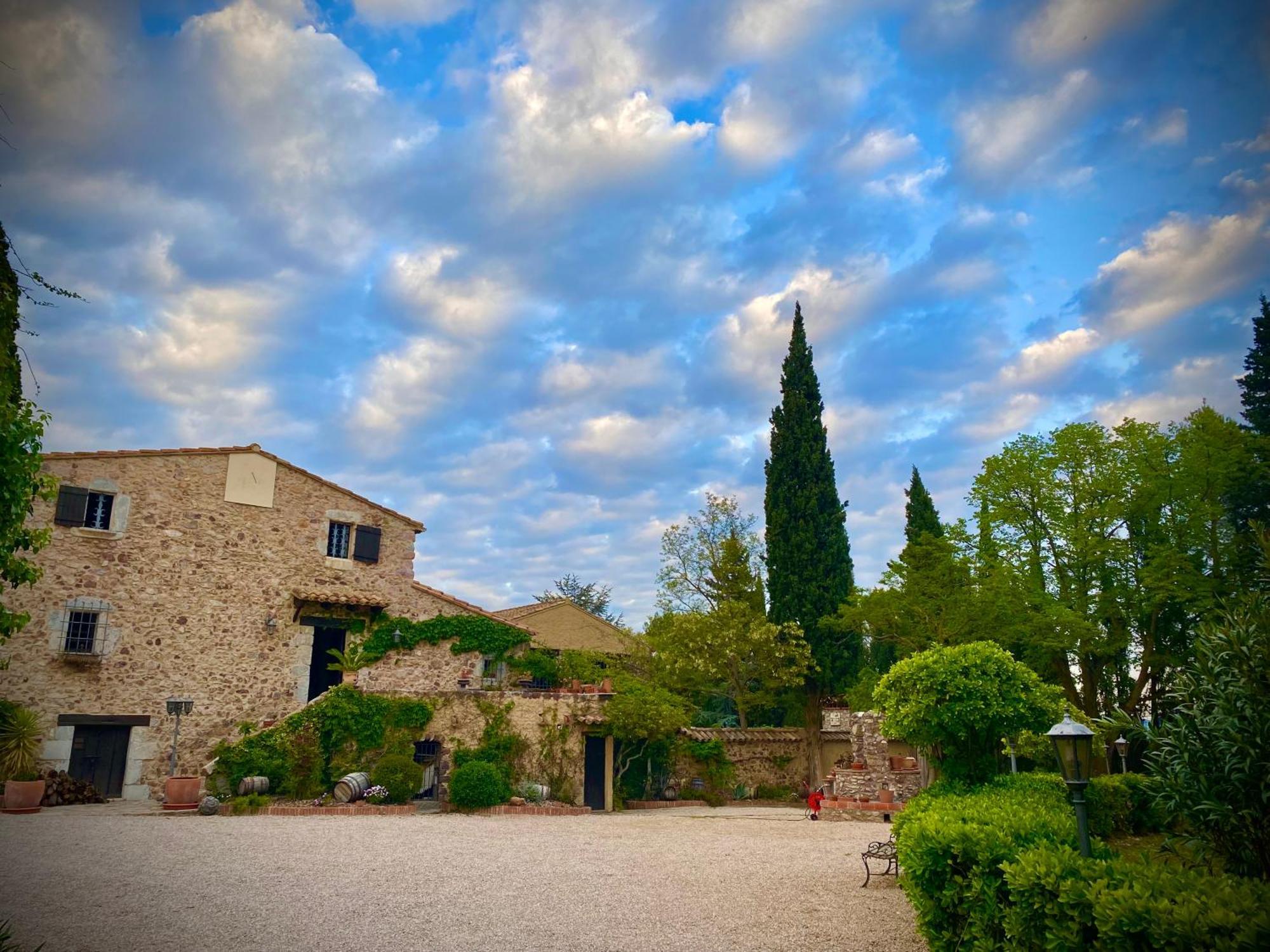 Masia Mimosa Darnius Esterno foto